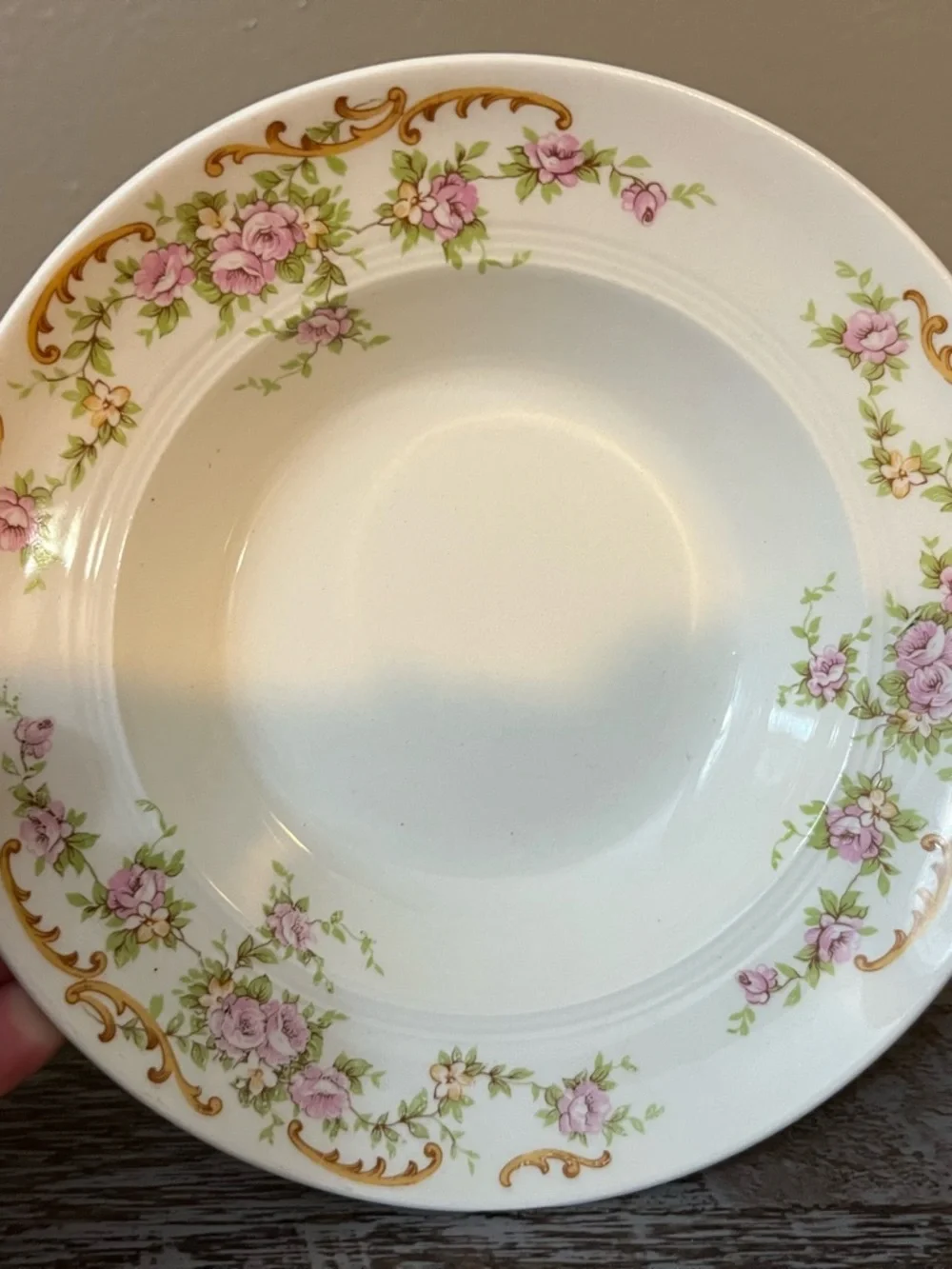 Set of 8 Vintage Salem China Co. Sandra Floral Round Bowl, 6 in